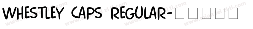 Whestley caps Regular字体转换